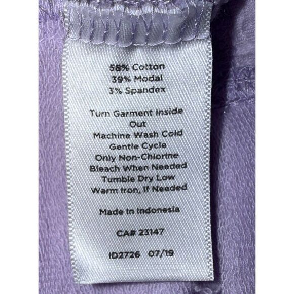 Talbots Slub Terry Pullover Sweatshirt Colorblock Raglan UPF Stretch Gym Large - Picture 15 of 15